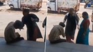 Hamirpur: Woman Bravely Confronts and Publicly Slaps Drunk Man for Harassment in Maudaha; Video Goes Viral