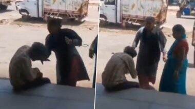 Hamirpur: Woman Bravely Confronts and Publicly Slaps Drunk Man for Harassment in Maudaha; Video Goes Viral