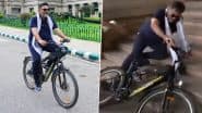 Karnataka Dy CM DK Shivakumar Posts ‘In the Corridors of Power, I Chose a Cycle’ on X, Later Falls off Cycle Near Vidhana Soudha Entrance; Raises Eyebrows Over His Bid for CM Post