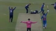 SCO vs NEP ICC CWC League 2 Match Last Ball Video: Watch Dramatic Moment As Wide Ball Helps Nepal Win By 1 Wicket on Final Ball