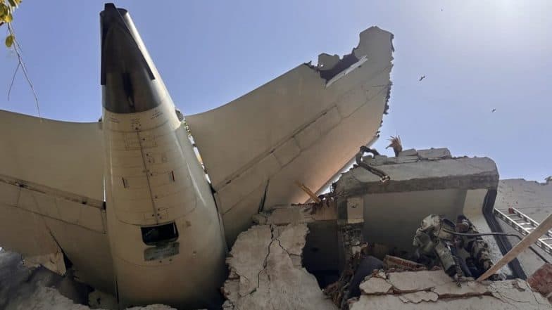 Ahmedabad Plane Crash: 4 Medical Students and Doctor’s Wife Dead After Crash of AI 171 in Hostel, Over 45 Rescued, Says Gujarat IMA Chief