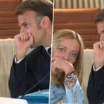 Giorgia Meloni-Emmanuel Macron ‘Secret Talks’: French President Seen Whispering to Italian PM at G7 Summit 2025 in Canada, Video Goes Viral