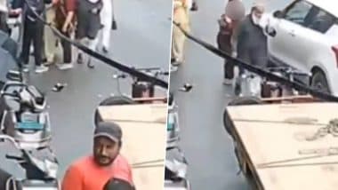 Muzaffarnagar Shocker: Elderly Man Touches Private Parts of Woman in Busy Market Area, Gets Beaten; UP Police Arrest Accused After Video Goes Viral