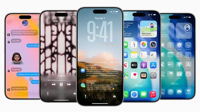 Apple Unveils iOS 26 With ‘Liquid Glass’ Design at WWDC 2025 Event; Check Features and Compatible iPhones