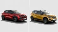 2025 Renault Kiger Facelift and 2025 Renault Triber Facelift Launch Likely Soon in India, Spotted Testing; Know What To Expect