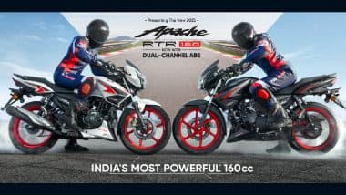 TVS Apache RTR 160 New Variant With OBD2B Compliance Launched in India; Check Price, Specifications and Features