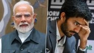 PM Narendra Modi Congratulates D Gukesh for Victory Over Magnus Carlsen in Norway Chess 2025, Calls It &lsquo;Exceptional Achievement&rsquo;