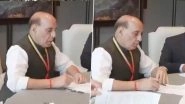 &lsquo;No Double Standards&rsquo;: Rajnath Singh Refuses to Sign SCO Document for Not Focusing on Challenge of Pakistan-Backed Cross-Border Terrorism  (Watch Video)