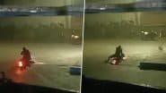 Ahmedabad: Biker Swept Into Open Drain, Dies During Heavy Rain in Odhav; Body Recovered After 10-Hour Operation (Watch Video)