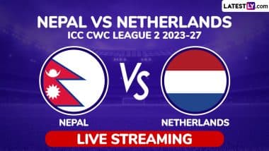 Nepal vs Netherlands ICC Men’s Cricket World Cup League 2 Free Live Streaming Online: How To Watch NEP vs NED ICC CWC League 2 ODI Cricket Match Live Telecast on TV?