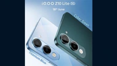 iQOO Z10 Lite 5G Design Revealed Ahead of Launch in India on June 18; Check Expected Price and Other Details
