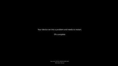 Microsoft BSOD: Upcoming Windows 11 Update Will Soon Replace ‘Blue Screen of Death’ With New Black Screen Windows Restart Message
