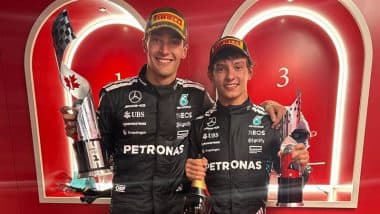 F1 2025: George Russell Wins Canadian Grand Prix After Oscar Piastri and Lando Norris Collide; Kimi Antonelli Claims First-Ever F1 Podium