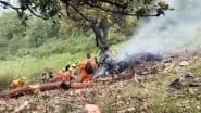 Uttarakhand Chopper Crash: All 7 Passengers, Including Infant Onboard Kedarnath-Bound Helicopter, Confirmed Dead (Watch Videos)
