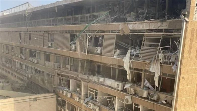 Iranian Missile Strikes Soroka Hospital in Israel’s Beersheba, IDF Confirms; Videos Show Patients and Staff Fleeing as Alarms Blare