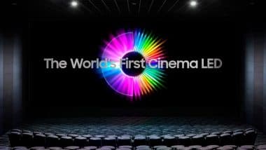 ‘World’s First Cinema LED’: Samsung Onyx Cinema LED Screen Launched in Europe With 4K Support, Available in 4 Sizes; Check Details