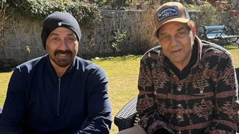 &lsquo;Proud to Be Your Son&rsquo;: On Occasion of Father&rsquo;s Day 2025, Sunny Deol Credits Father Dharmendra for Shaping the Man He Is Today