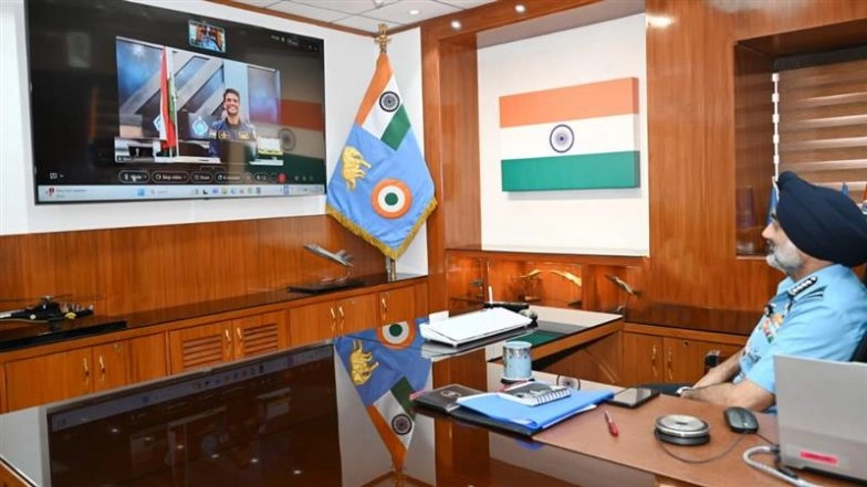 IAF Wishes Shubhanshu Shukla and Axiom-4 Crew for Successful Trip to ISS