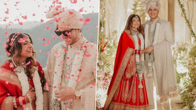 YouTuber Nischay Malhan Aka Triggered Insaan Marries Girlfriend Ruchika Rathore; Newlyweds Melt Hearts in Adorable Wedding Photos