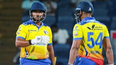 Maharashtra Premier League 2025 Live Streaming: Watch Satara Warriors vs Eagle Nashik Titans T20 Cricket Match Live Telecast Online
