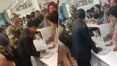 Baggage Blunder in Bihar: Passengers Clash With Staff at Patna Airport After 2 Air India Flights From Bengaluru and Chennai Arrive Without Luggage, Videos Go Viral