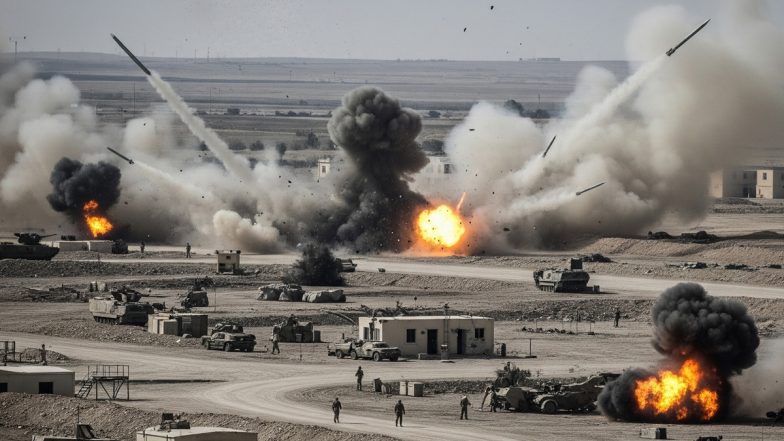 Iran Launches Missile Attacks on US Military Bases in Qatar and Iraq, Says ‘Mighty and Successful Response to America’s Aggression’ (Watch Video)