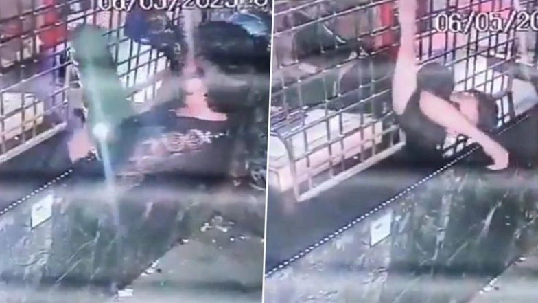 Nagpur Theft Caught on Camera: Man Slips Through Tiny Counter Window at Beer Shop, Steals INR 25,000 Cash in Maharashtra; Arrested After CCTV Video Surfaces