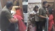 Meerut: Wife Confronts Husband After Catching Him Red-Handed With Another Woman Inside Room in Uttar Pradesh, Assaults Both; Video Goes Viral