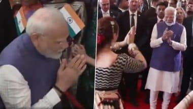 PM Modi in Croatia: Vedic Chants Resonate in Zagreb As Prime Minister Narendra Modi Receives Rousing Welcome (Watch Videos)