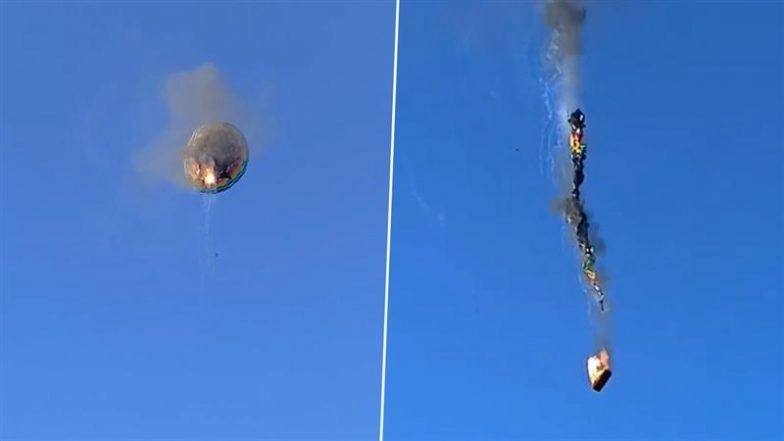 Hot Air Balloon Crash in Brazil: 8 Dead After Hot Air Balloon Carrying 22 Crashes in Santa Catarina, Shocking Video Surfaces