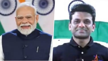 ‘Brought Gajar Ka Halwa to Space!’: Indian Astronaut Shubhanshu Shukla Shares Sweet Moment with PM Narendra Modi From ISS, Says Global Crew Loved Indian Desserts (Watch Video)