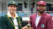 WI vs AUS 1st Test 2025: West Indies, Australia Announce Playing 11 for Opening Match at Barbados