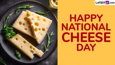 National Cheese Day 2025 Wishes, Images and HD Wallpapers: Share Quotes, WhatsApp Messages, GIFs and Greetings To Celebrate the Cheesy Goodness