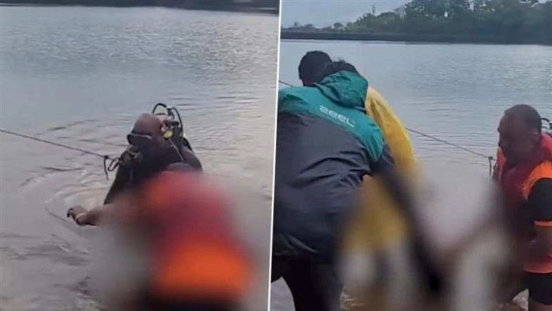 Lonavala: 2 Tourists From Uttar Pradesh Drown in Bhushi Dam During Monsoon Outing; Bodies Recovered After 2-Hour Search by Police and Locals