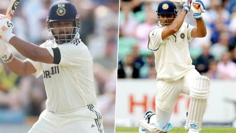 MS Dhoni's Record of Most Test Centuries Surpassed by Rishabh Pant During IND vs ENGG 1st Test 2025