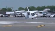 First Electric Plane Landing in US: Beta Technologies’ ALIA CX300 All-Electric Aircraft With Passengers Touches Down at New York’s JFK Airport (Watch Video)