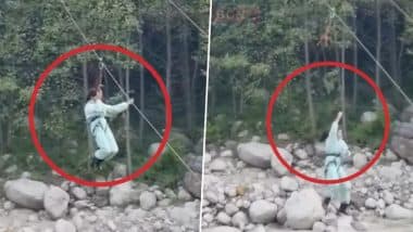 ‘Zipline Horror in Manali’: Nagpur Girl Trisha Bijwe Suffers Serious Injuries After Cable Snaps Mid-Air; Video Shows Chilling Moment of Fall