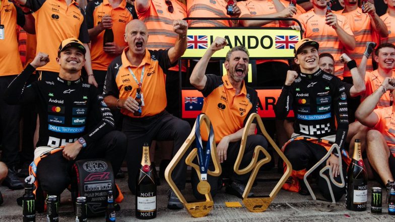 F1 2025: Lando Norris and Oscar Piastri Take Unusually Friendly Formula One Title Rivalry to McLaren’s Silverstone Home Turf