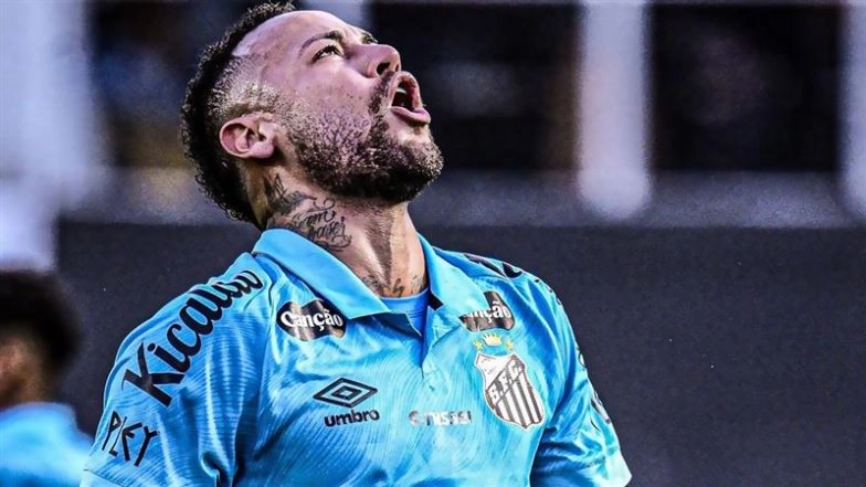 Neymar Jr Tests Positive For COVID-19, Brazilian Football Star Misses Training Session For Santos FC