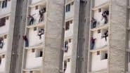 Ahmedabad: ‘Shooter’ Livestreams Suicide Threat From 5th-Floor Ledge to Avoid Arrest, Says ‘I’d Rather Die Than Surrender’; Dramatic Rescue Captured on Video as Cops Nab Wanted Criminal After 3-Hour Standoff