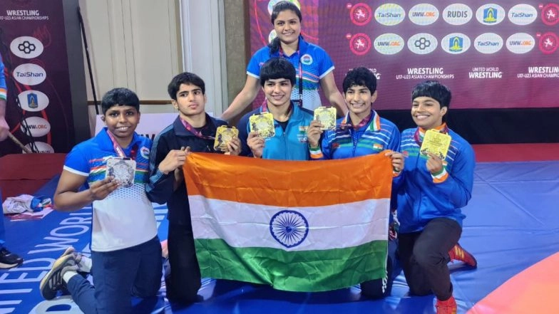 U23 Asian Championships 2025: India Women Wrestlers Win Team Title With Medals in All Categories