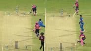 Bizarre! Harsh Mogaveera Run Out at Non-Striker's End After Ball Hits Stumps At Both Ends During Raigad Royals vs Puneri Bappa Maharashtra Premier League 2025 Match (Watch Video)
