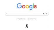 Air India AI171 Flight Crash: Google Search Honours the Victims of Tragic Ahmedabad Plane Crash With a Black Ribbon As Nation Mourns Boeing 787-8 Dreamliner Tragedy