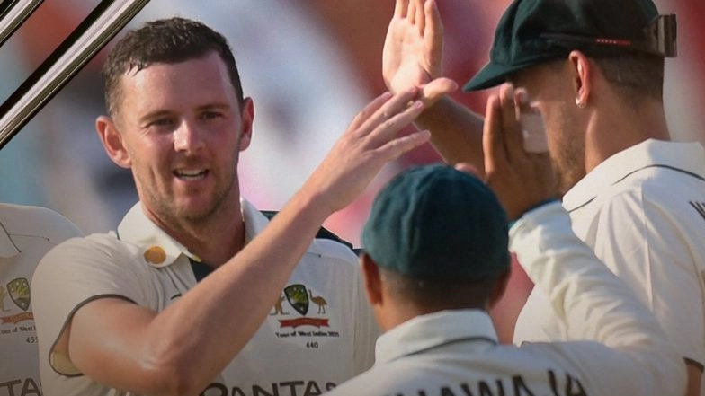 How To Watch WI vs AUS 1st Test 2025 Day 2 Free Live Streaming Online? Get Free Telecast Details of West Indies vs Australia Frank Worrell Trophy Cricket Match on TV