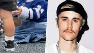 Justin Bieber Shares Adorable Pics of Baby Jack Blues in Toronto Maple Leafs Jersey (See Pics)