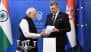 Zagreb: PM Narendra Modi Receives Special Gift From Counterpart Andrej Plenkovic, Vezdin’s Sanskrit Grammar Written by Croatian Missionary in 1790 (See Pic)