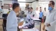 Vishwajit Rane Suspends GMCH Doctor Rudresh Kurtikar on Camera; Says Won&rsquo;t Apologise After Video of Public Firing Triggers Uproar