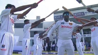 SL vs BAN 1st Test 2025: Angelo Mathews Receives Guard of Honour From Sri Lanka National Cricket Team Players (Watch Video)