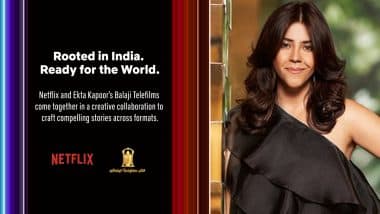 Netflix, Balaji Telefilms Join Hands for Creative Collaboration, Announces Ekta Kapoor