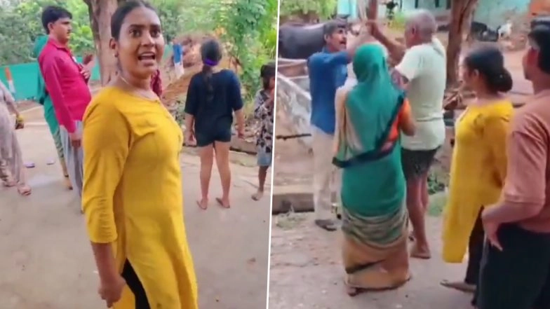 Shivani Kumari, Influencer and Ex-Bigg Boss Contestant, Gets Into Heated Argument With Neighbours, Throws Her Slippers in Anger (Watch Video)